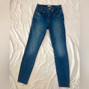 Good american med wash denim